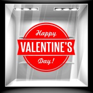 Αυτοκόλλητο βιτρίνας - Αγίος Βαλεντίνος 27